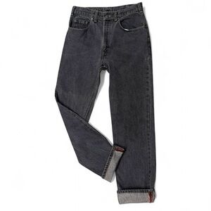 Levi’s 516 Straight Leg Dark Wash Jeans with Red Tape
